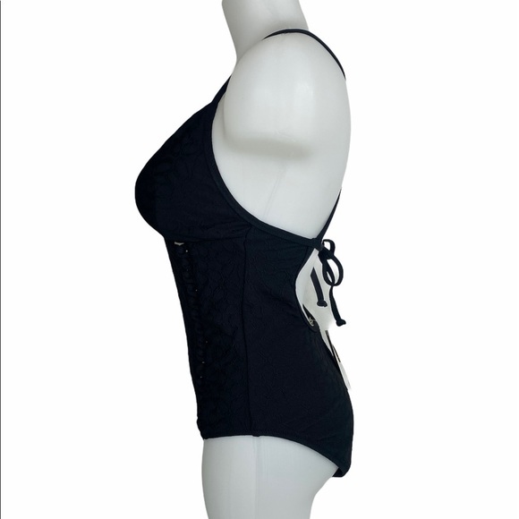 JESSICA Simpson Rose Bay Textured 1 Piece Swimsuit - Picture 5 of 12